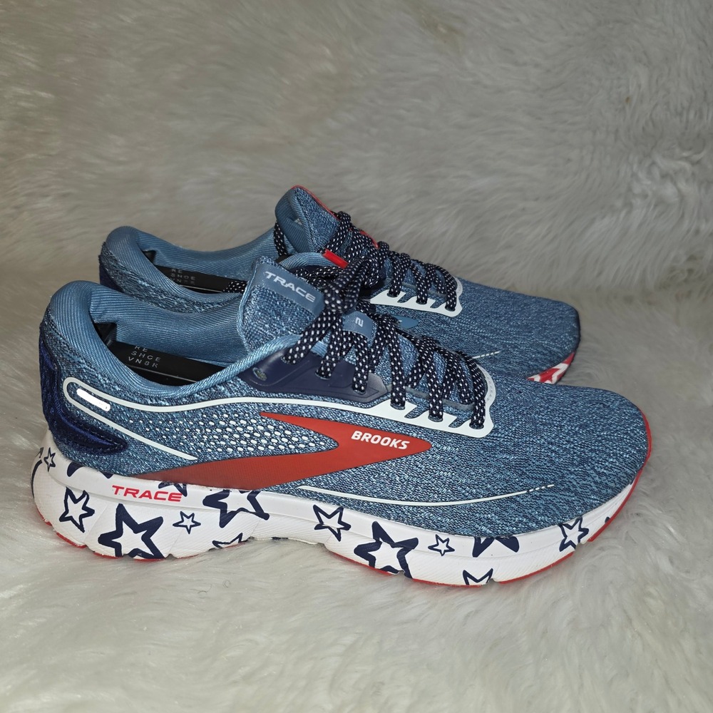 Brooks Trace 2 Run USA Running Shoes – Women's 7.5 — Patriotic Stars